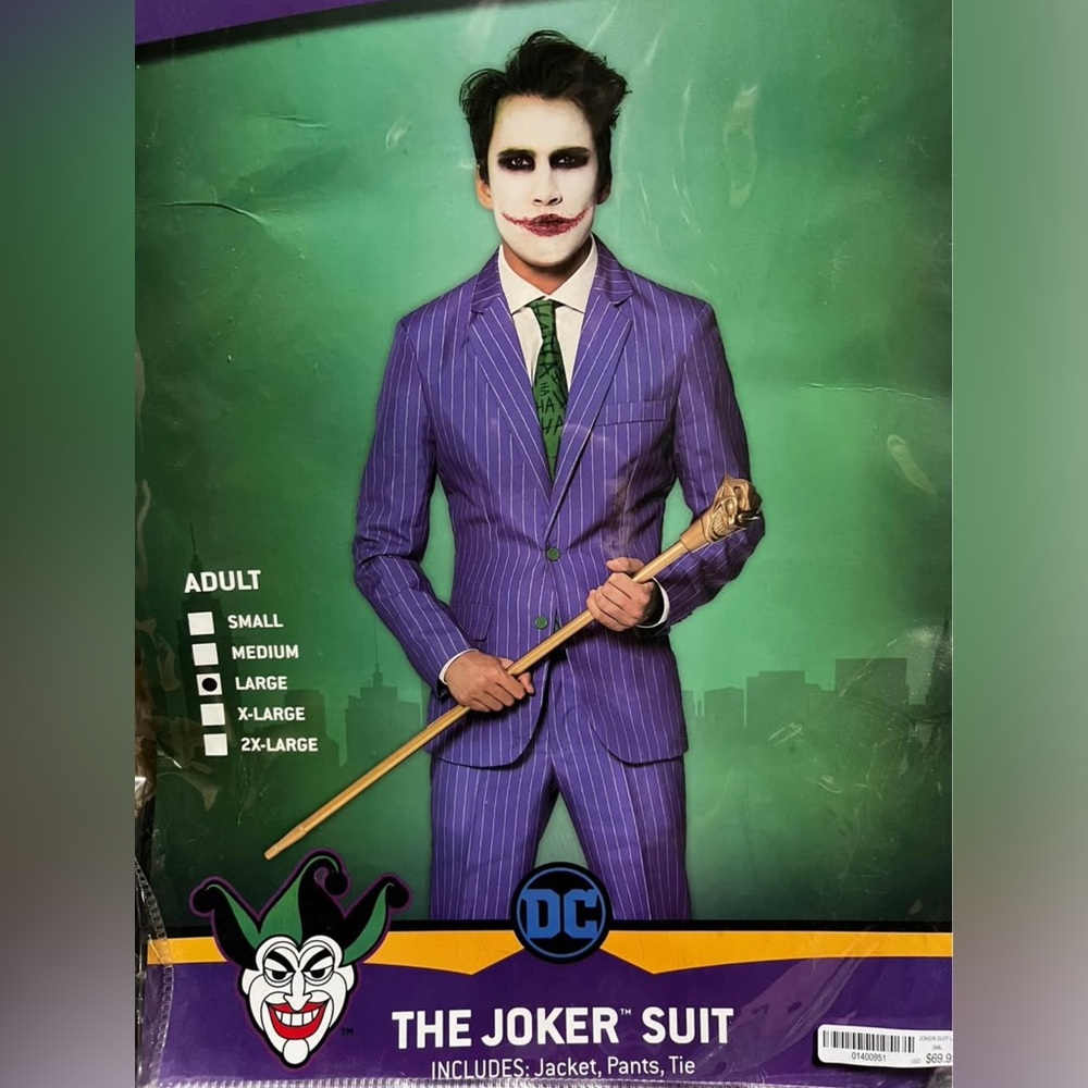 Adult Joker Halloween Costume